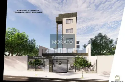 Cobertura 3 quartos, suíte, 2 vagas, no bairro indaiá, belo horizonte