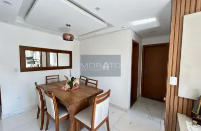 Excelente apartamento de 02 quartos com suíte e 01 vaga todo mobiliado no bairro cabral