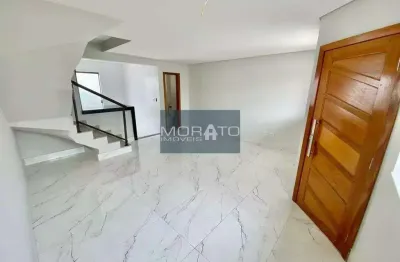 Casa geminada 3 quartos, 1 suíte, 2 vagas de garagem, bairro santa amélia