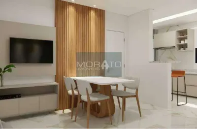 Área privativa 02 quartos, suíte, 1 vaga de garagem, bairro santa mônica