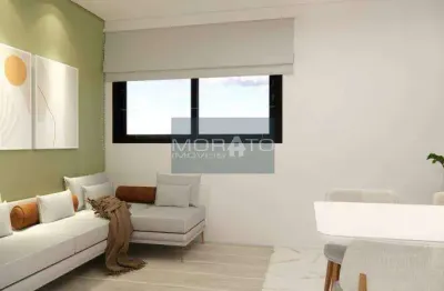 Coberturas 02 quartos, suíte, 1 vaga de garagem, bairro santa mônica