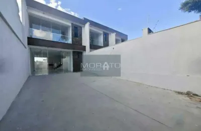 Casa geminada 3 quartos, suíte, 4 vagas bairro santa mônica