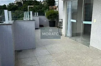 Cobertura 02 quartos, suíte, 2 vagas de garagem no bairro minas brasil