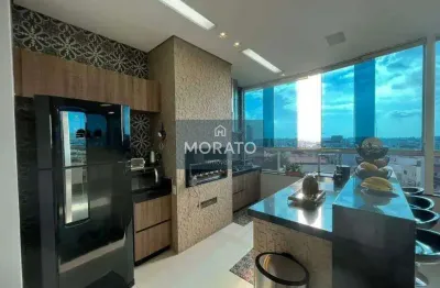 Cobertura triplex com 3 quartos sendo 2 suítes com 3 vagas de garagem no bairro eldorado.