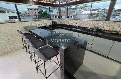 Cobertura 2 quartos, 2 vagas de garagem, no bairro sapucaias ii