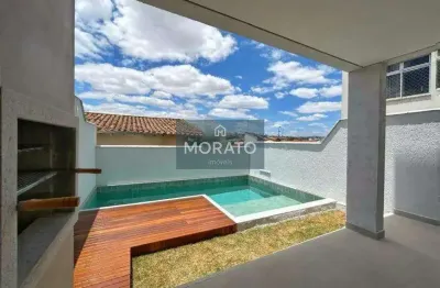 Casa 3 quartos, suíte com closet, piscina, e 4 vagas de garagem no bairro alvorada