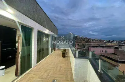 Cobertura 4 quartos com suíte e 3 vagas á venda no inconfidentes