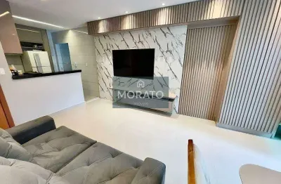 Área privativa com 2 quartos sendo 1 suíte com 2 vagas de garagem no bairro cabral.