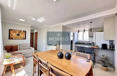 Apartamento à venda - 75m² - 3 quartos 1 suíte - 2 vagas - elevador - serrano bh