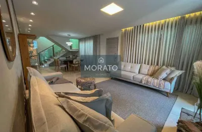 Casa exclusiva com 3 dormitórios e 2 suítes no bairro cabral, contagem – frente