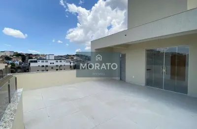 Cobertura 3 quartos, 1 suíte com 2 vagas no riacho das pedras em contagem.