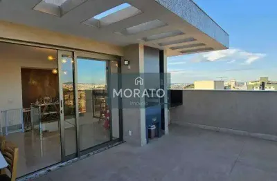 Cobertura 3 quartos sendo 1 suíte com 2 vagas de garagem no bairro eldorado.