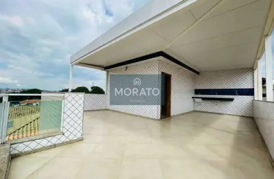 Cobertura com 3 quartos sendo 1 suíte com 1 vaga de garagem no bairro santa mônica.