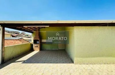 Cobertura com 3 quartos sendo 1 suíte com 2 vagas de garagem no bairro santa mônica.