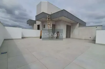 Cobertura com 160m² de área construída com 3 quartos 1 suíte 2 vagas.