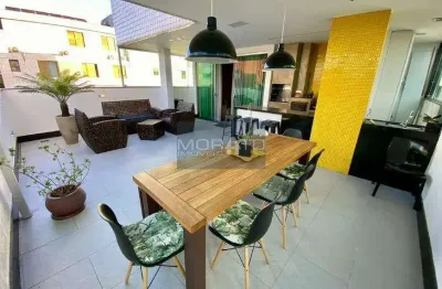 Cobertura triplex com 4 quartos 2 vagas com elevador no bairro liberdade.