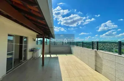 Cobertura com elevador 3 quartos, 1 suíte, 2 vagas sob pilotis. eldorado- contagem.