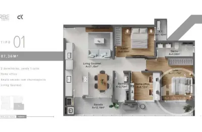 Apartamento com 2 quartos à venda na rua josé tedeo, 97, são judas, itajaí por r$ 863.589