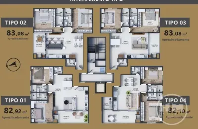 Apartamento com 2 quartos à venda na rua bento elóy garcia, 100, centro, camboriú por r$ 830.000