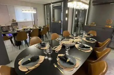 Cobertura mobiliada de alto padrão com 04 suítes à venda - centro, balneário camboriú