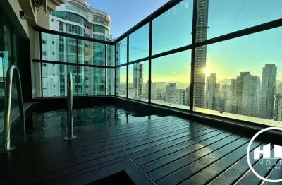 Cobertura de alto padrão com 04 suítes à venda, centro, balneário camboriú, sc