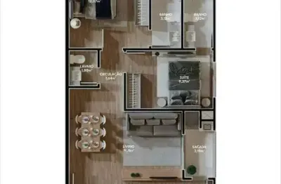 Apartamento com terraço em construção, com 02 suítes à venda - jardim late clube, balneário camboriú