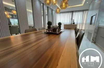 Apartamento mobiliado na quadra mar, com 04 suítes à venda - pioneiros, balneário camboriú