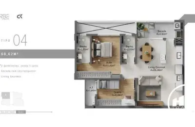 Apartamento com 1 quarto à venda na Rua José Tedeo, São Judas, Itajaí