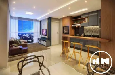 Apartamento semi-mobiliado com 02 dormitórios à venda - centro, balneário camboriú