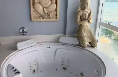 Apartamento frente mar para locação anual com 03 dormitórios - centro, balneário camboriú