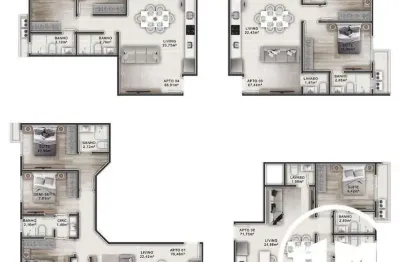 Apartamento com 2 quartos à venda na Rua Coqueiros, Tabuleiro (Monte Alegre), Camboriú