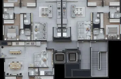 Apartamento em construção white house - dom bosco - itajaí/sc