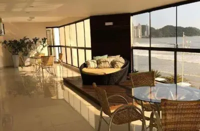 Apto locação temporada 4 suítes frente mar - centro de bal camboriu/sc - diária r$ 5.500,00