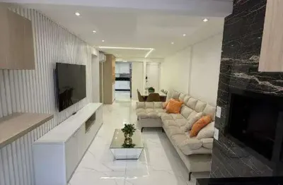 Apartamento 3 quartos no centro de balneário camboriú – frente com vista mar, mobiliado