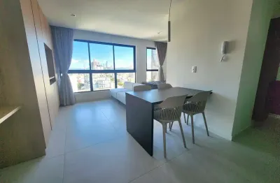 Venda de apartamento loft, mobiliado, 40 m², 01 vaga de garagem, residencial 4sete, no centro de itajaí-sc