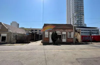 Amplo terreno no centro de nh, com casa e estacionamento.