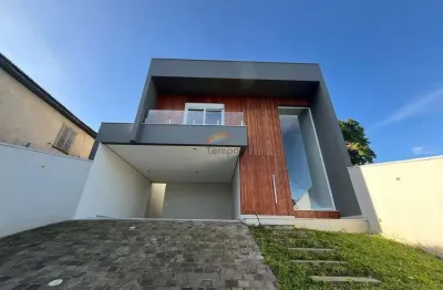 Belíssima casa contemporânea, possui 243m² de área construída, sendo 03 suítes,  bairro jardim mauá, novo hamburgo-rs.