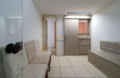 Excelente sala comercial semi mobiliada no bairro pátria nova em novo hamburgo.