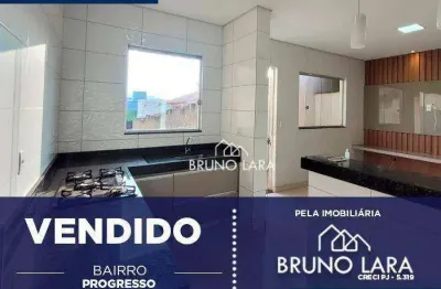 Casa com 2 dormitórios à venda, 70 m² por r$ 260.000,00 - progresso - igarapé/mg