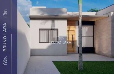 Casa com 2 dormitórios à venda, 69 m² por r$ 350.000,00 - canarinho - igarapé/mg