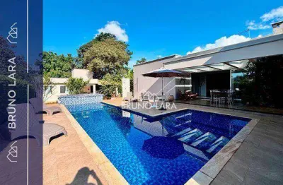 Casa com 3 dormitórios à venda, 400 m² por r$ 2.500.000,00 - condomínio fazenda solar - igarapé/mg