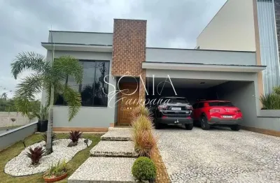 Casa térrea à venda no condomínio villa do sol em valinhos com 3 suítes e piscina