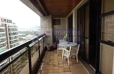 Apartamento à venda 4 quartos, 1 suite, 2 vagas, 141m², barra da tijuca, rio de janeiro - rj