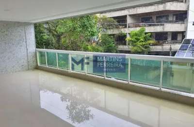 Apartamento à venda no recreio dos bandeirantes com 3 suítes,3 vagas cobertas, 138m²