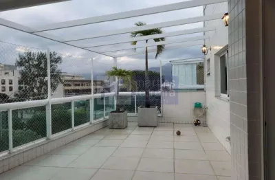 Cobertura a  venda no bairro recreio dos bandeirantes 3 quartos sendo 2 suítes, 2 vagas, 215m².