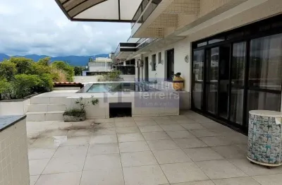 Cobertura a venda no bairro recreio dos bandeirantes 3 quartos sendo 1 suíte, 3 vagas, 389m².