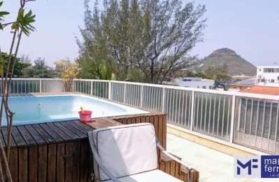 Cobertura à venda 3 quartos, 2 suites, 2 vagas, 260m², recreio dos bandeirantes, rio de janeiro - r