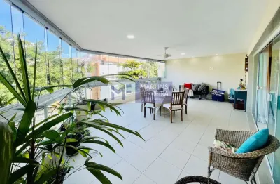Apartamento 3 suites varandão 194 m², gleba a, recreio dos bandeirantes,