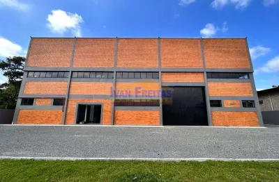 Locação - barracão/galpão novo - cidade industrial - pé direito de 12m, 1.500m², terreno totalizando 3.376m².