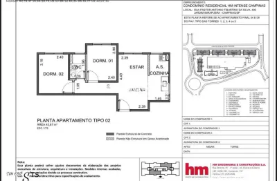 Apartamento com 2 quartos à venda no jardim ibirapuera, campinas , 43 m2 por r$ 300.000